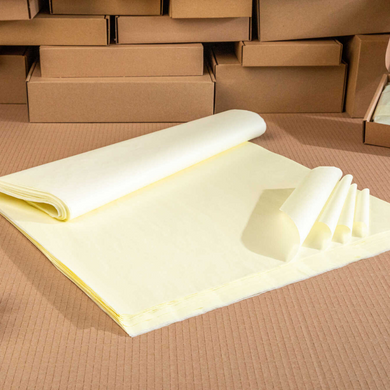 Папір тішью «Крем / Cream (31)» 50x70 см, 30 аркушів