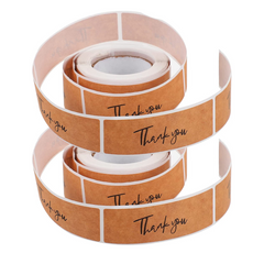 Thermal transfer labels 50 mm x 161 mm (1000 pc/roll) kraft paper, thermal label