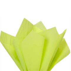 Бумага тишью «Зеленый лайм / Green lime (22)» 50x70 см, 30 листов